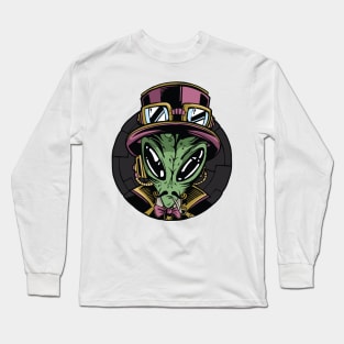 Steampunk Alien Long Sleeve T-Shirt